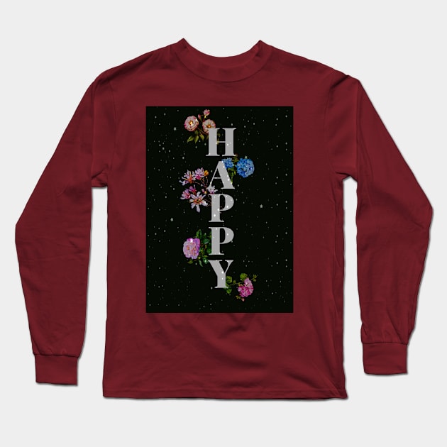 happiness Long Sleeve T-Shirt by theBB